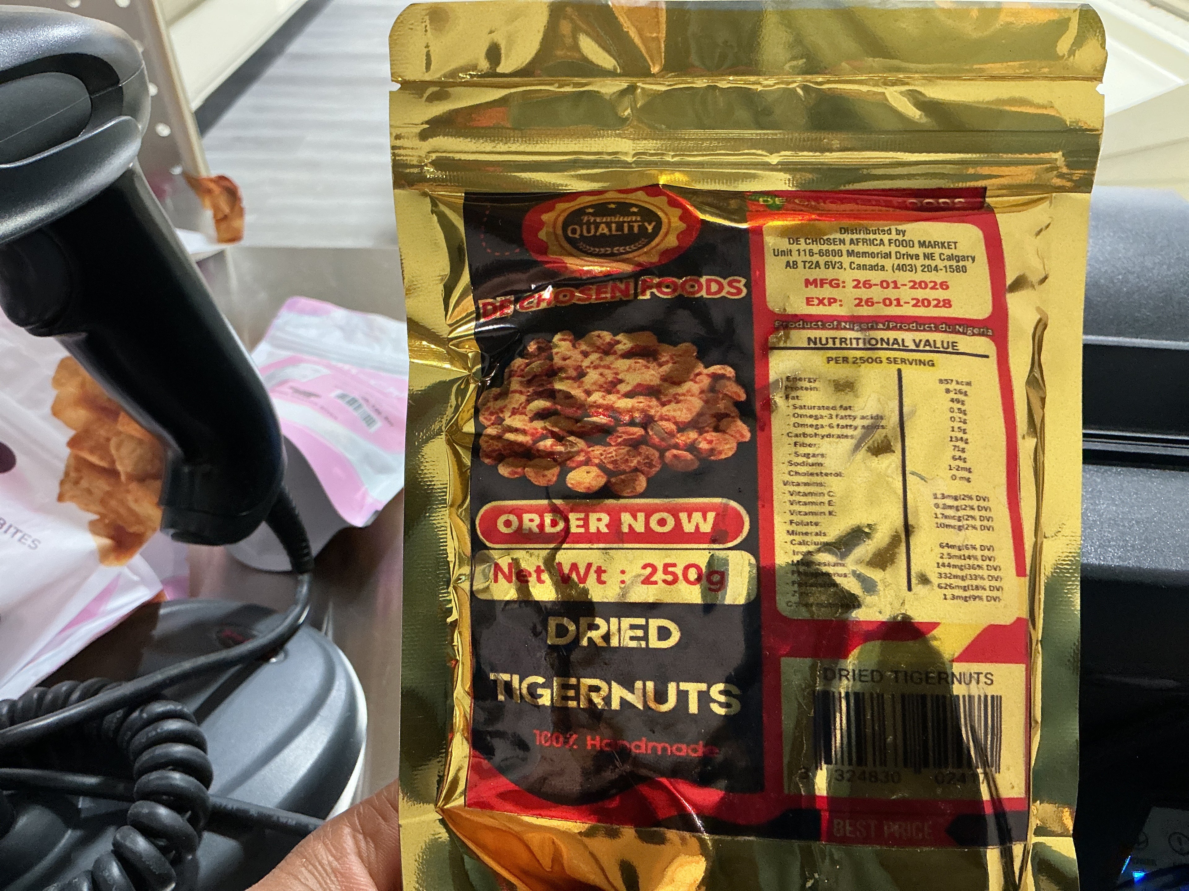 De Chosen Foods Dry Tigernuts
