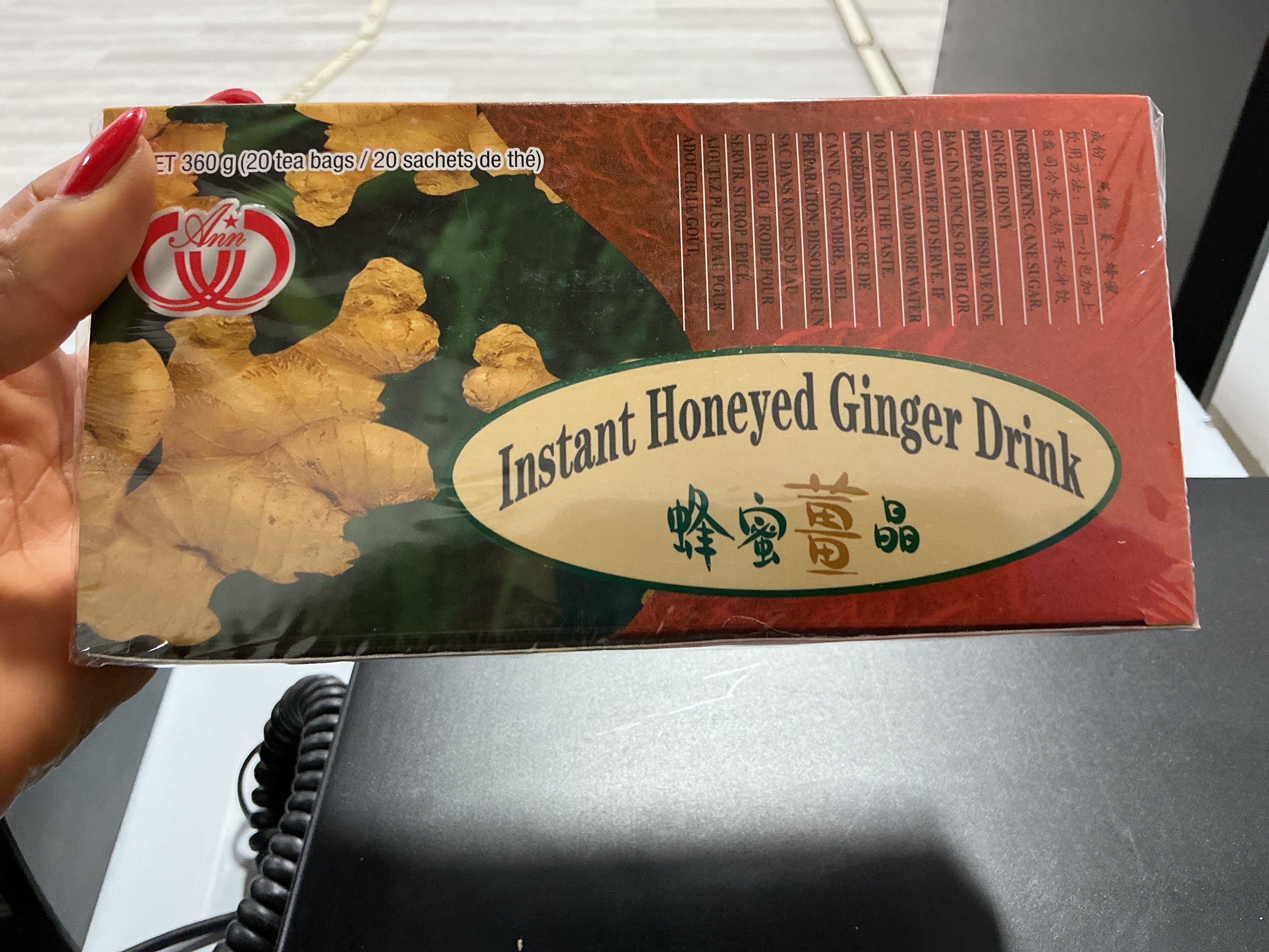 Instant Honey Ginger Drink 20 S