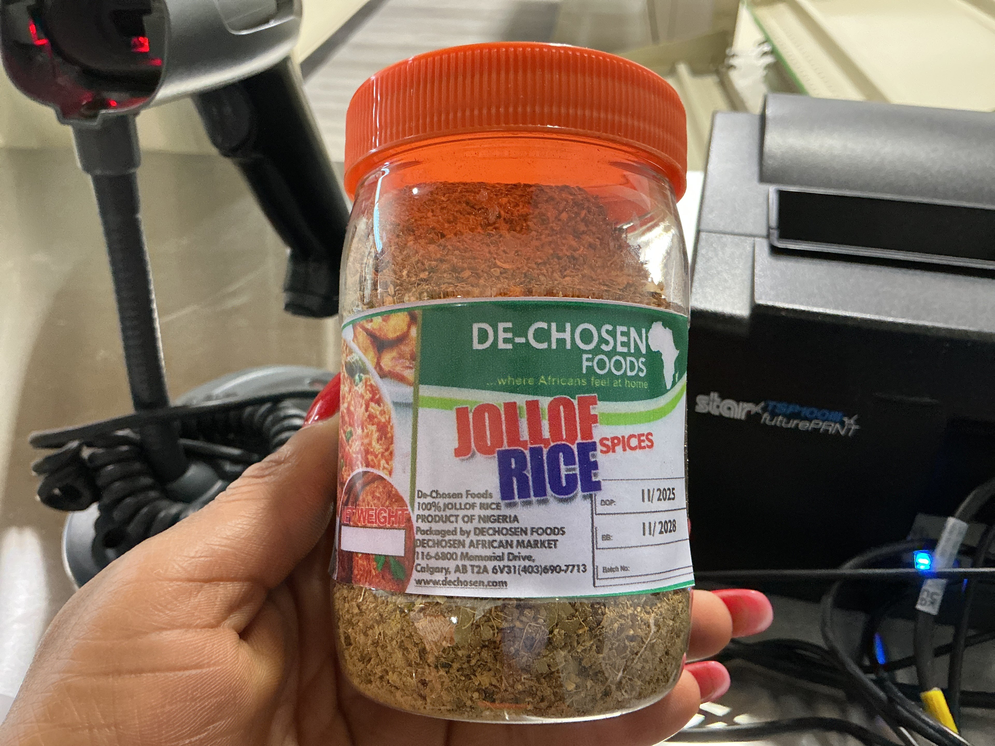 De-Chosen Foods Jollof Rice Spice