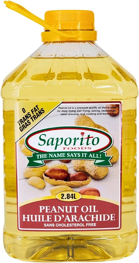SAPORITO PEANUT OIL CHOLESTEROL FREE 2.84L
