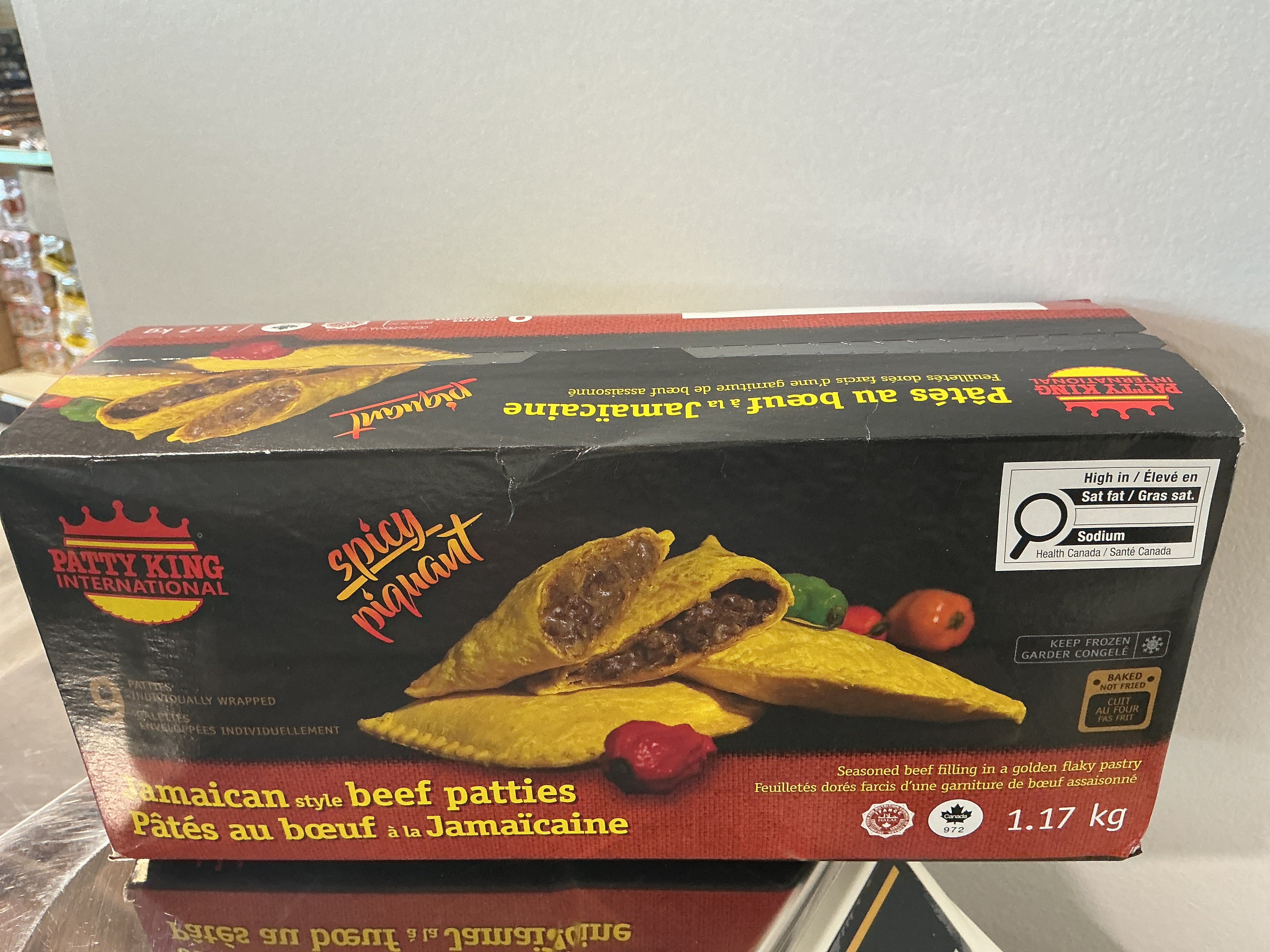 Jamaican Style Beef Patties Spicy