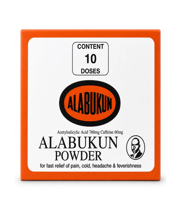 Alabukun Acetylsalicylic Acid/Caffeine Powder 760 mg/60 mg x 10 sachets