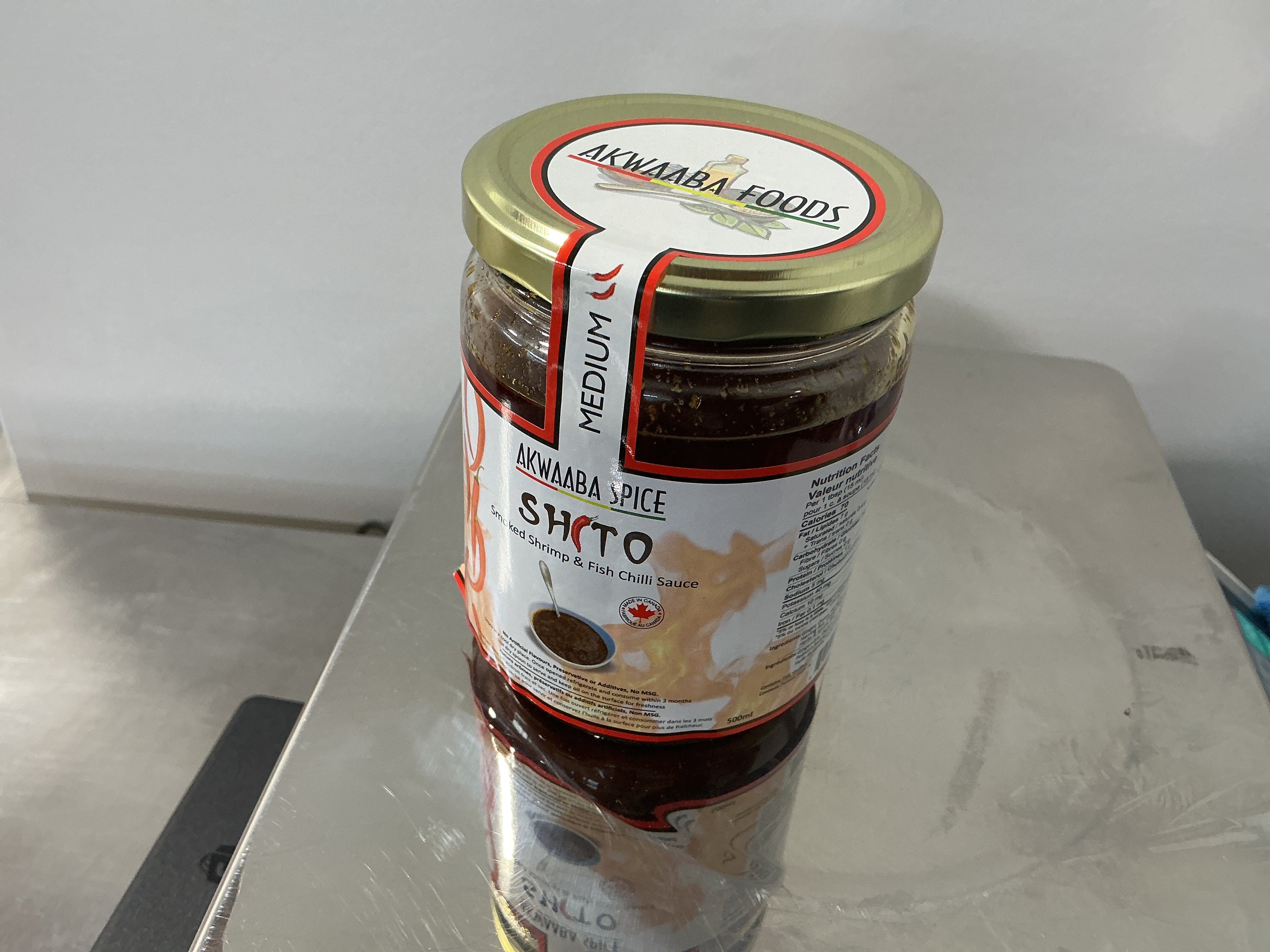 Akwaaba Spice Shito (Medium) 500ml