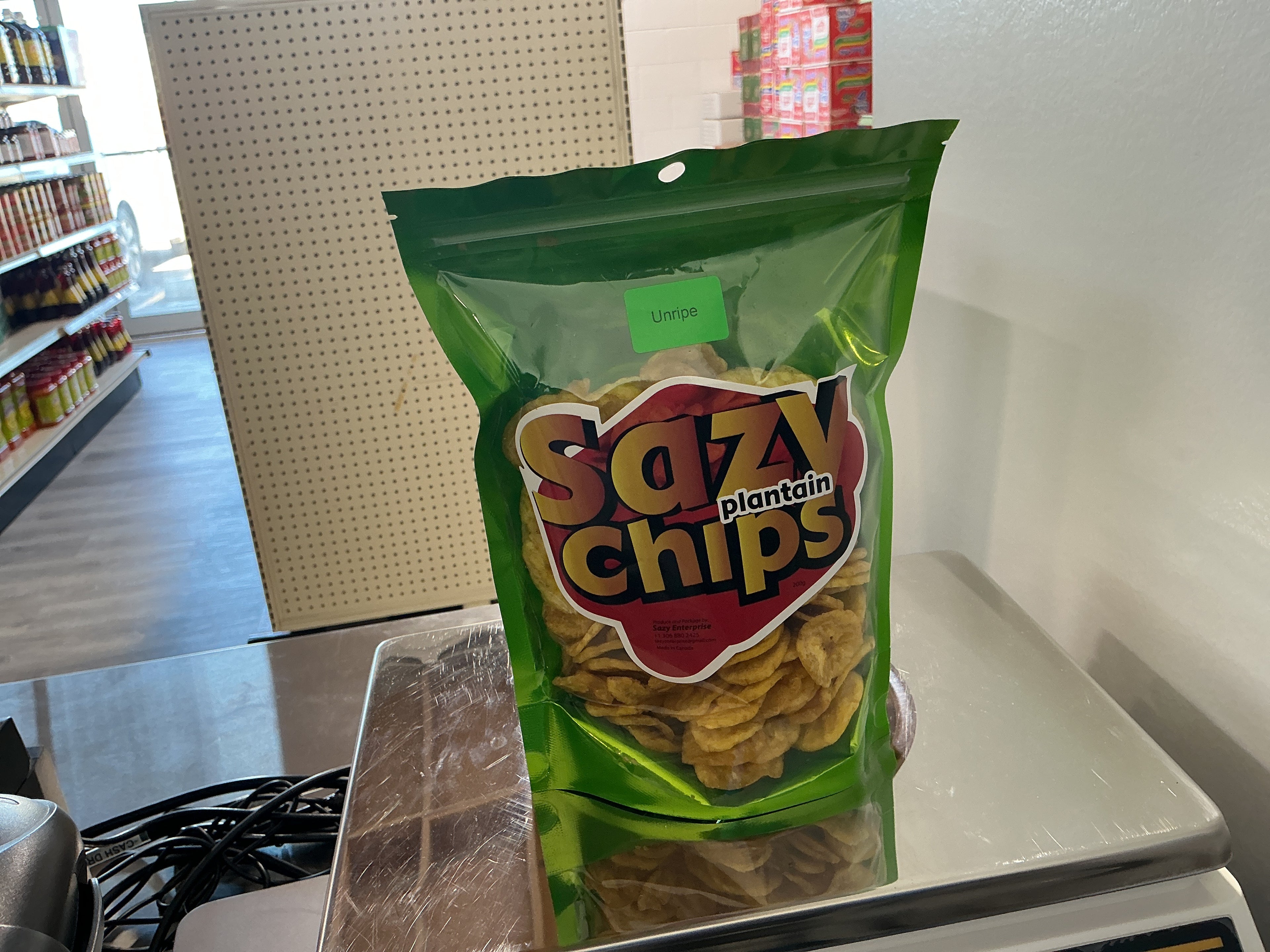 Sazy Unripe Plantain Chips 200g