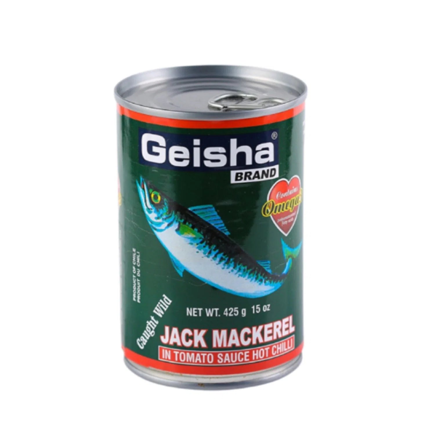 Geisha Jack Mackerel-Chili Hot & Spice (425g)